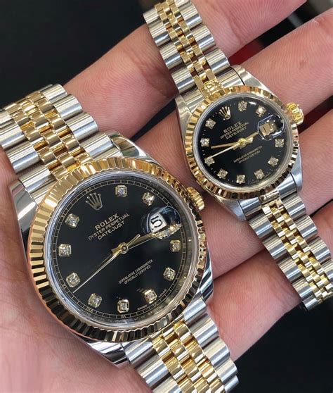 rolex his and her|his and hers rolex datejust.